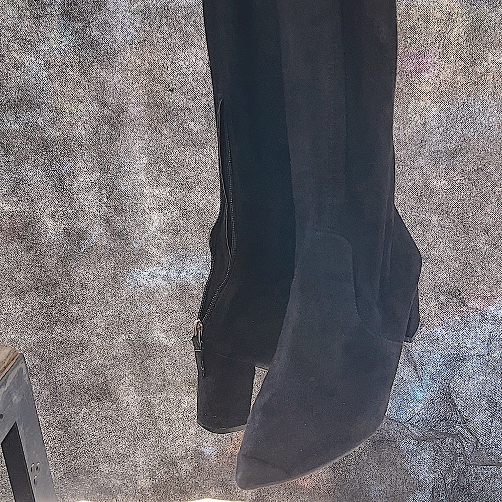 AMIYA-07 CHUNKY HEEL THIGH HIGH OVER THE KNEE BOOTS